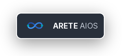 Original Arete AIOS logo with its name